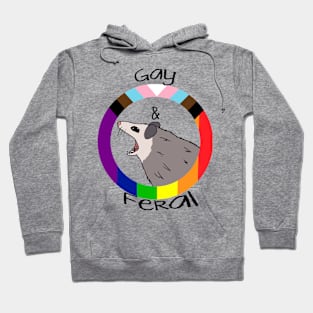 GAY AND FERAL Hoodie